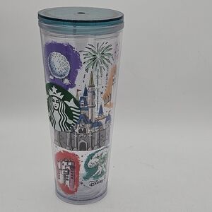Starbucks Disney Park Venti 24 Oz Tumbler Cup